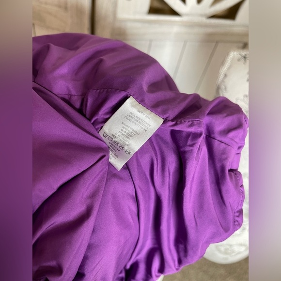 Prana Puffer Jacket Womens Small Purple Full Zip Long Sleeve Outdoor Coat - Picture 3 of 8